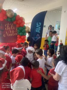  Grupo AVG apoia o Natal Solidário do Centro Municipal de Atividade Educacional, em Caeté
